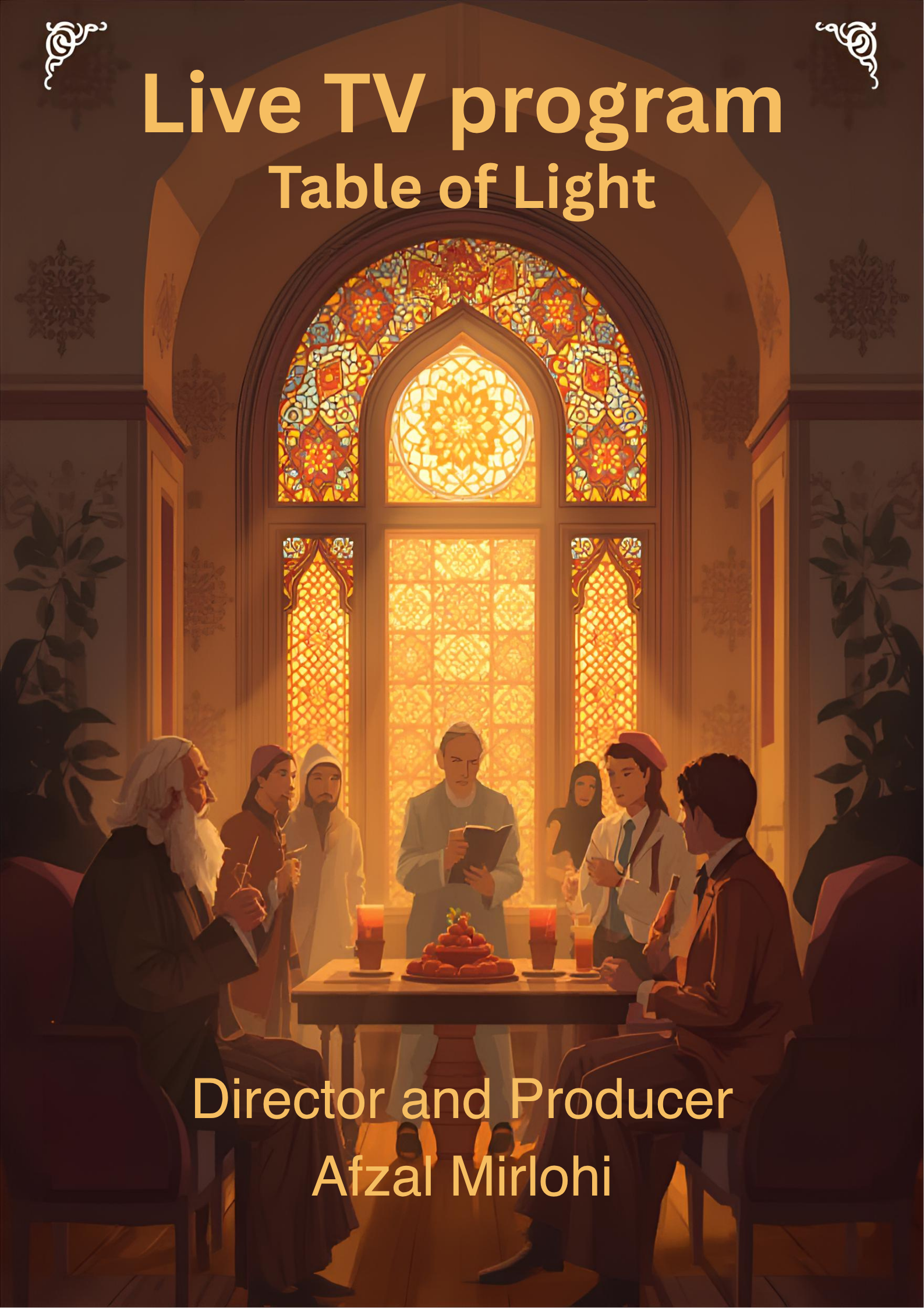 . Live Program “Sofreh‑ye Noor” (Table of Light)